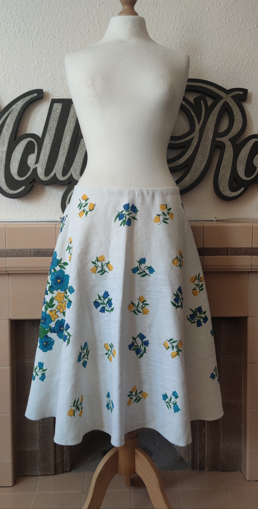 Turquoise Tulip Skirt 2