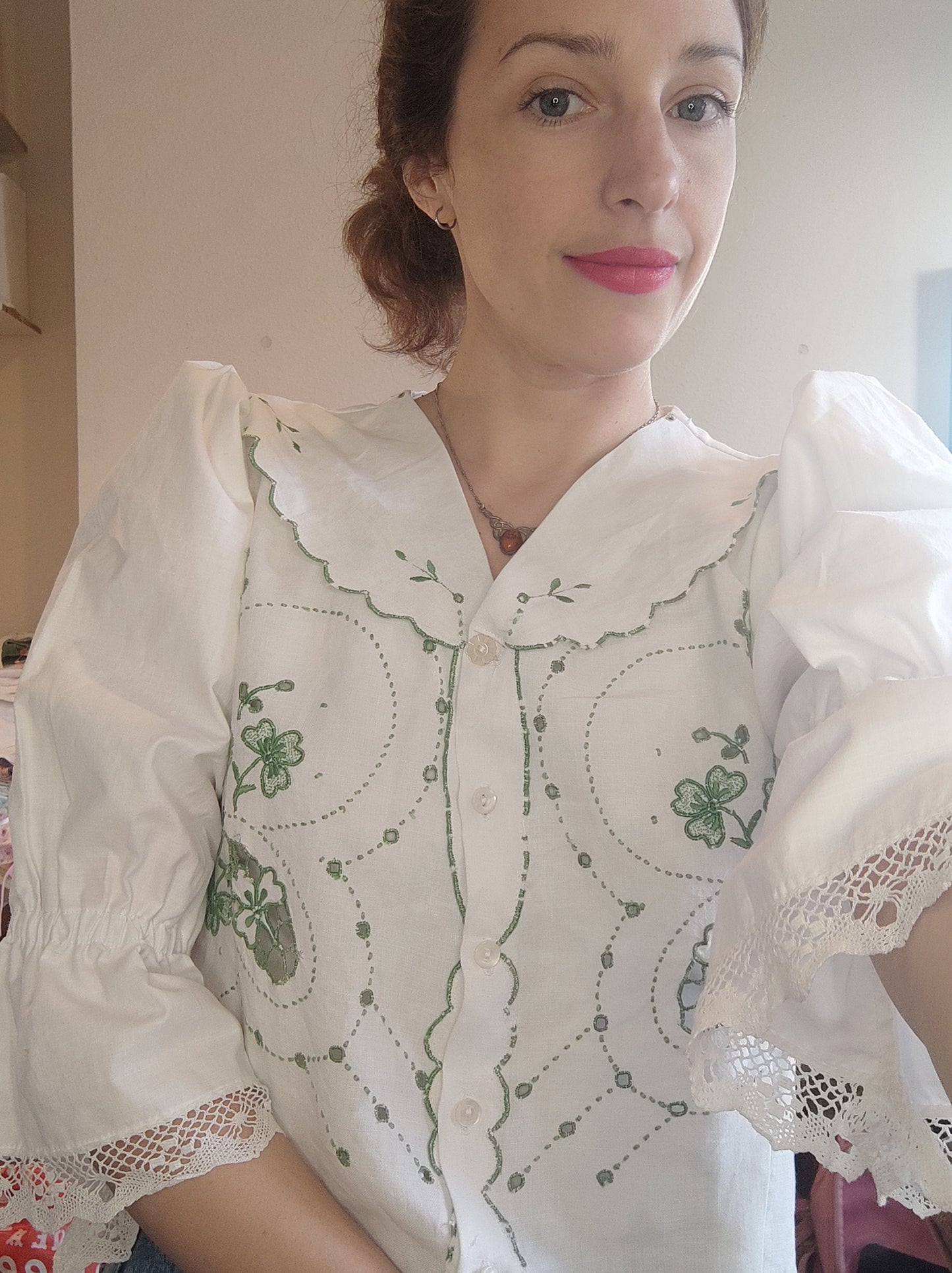 Bella Blouse Irish Linen