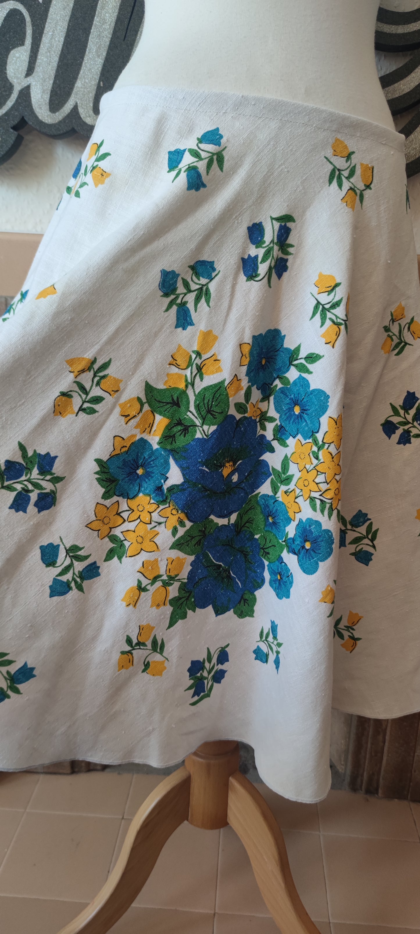 Turquoise Tulip Skirt 1