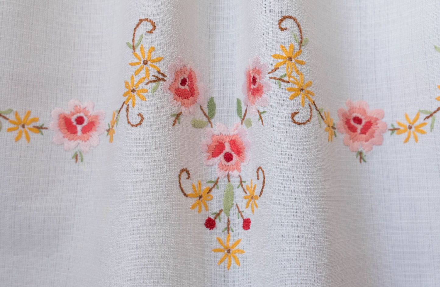 Kimono with Floral Embroidery