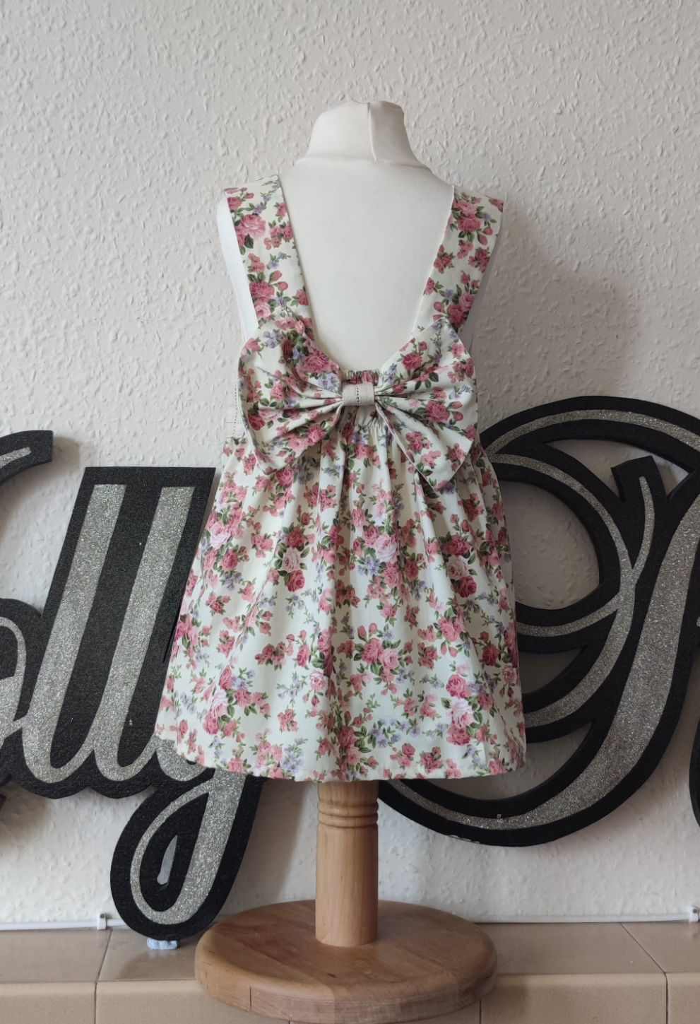 Bow Back Tulip Dress 2