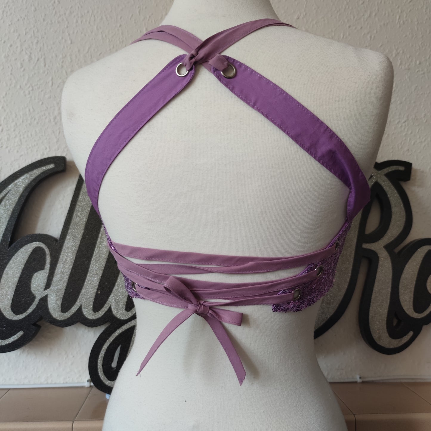 Lilac Sequin Set