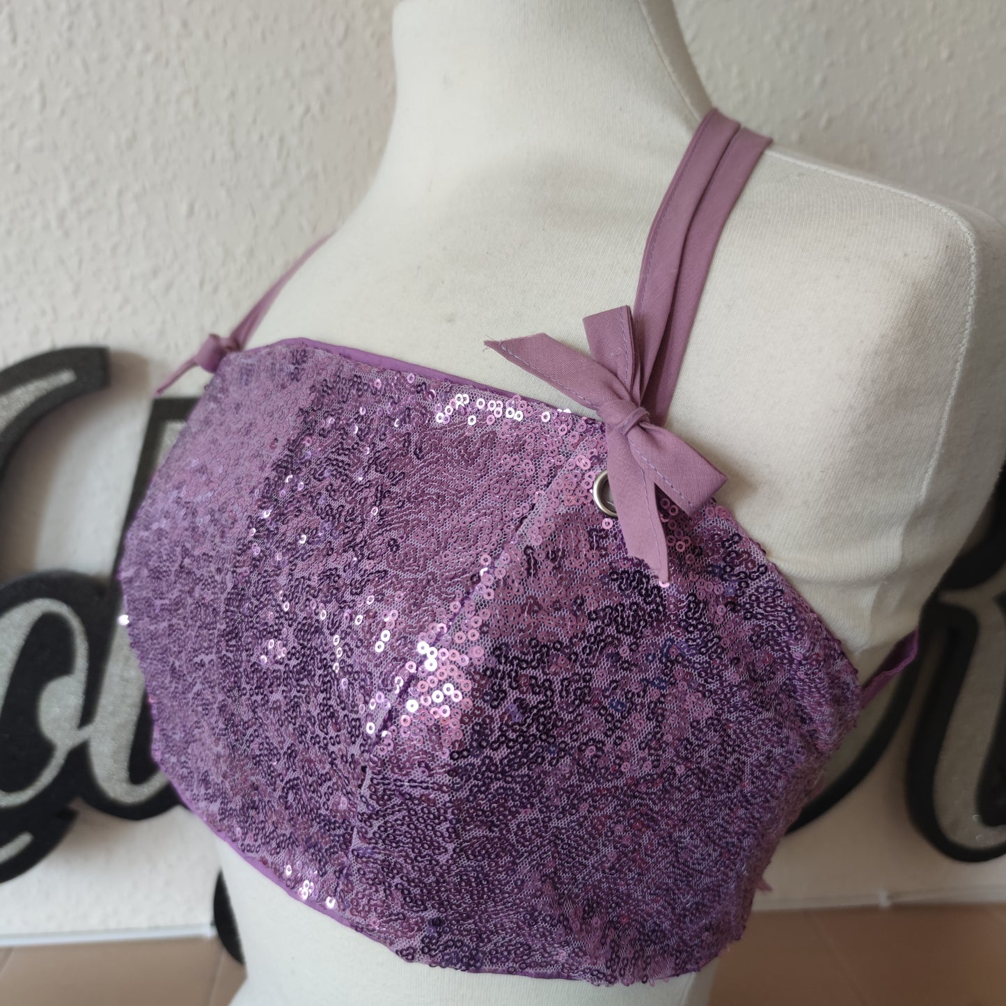 Lilac Sequin Set