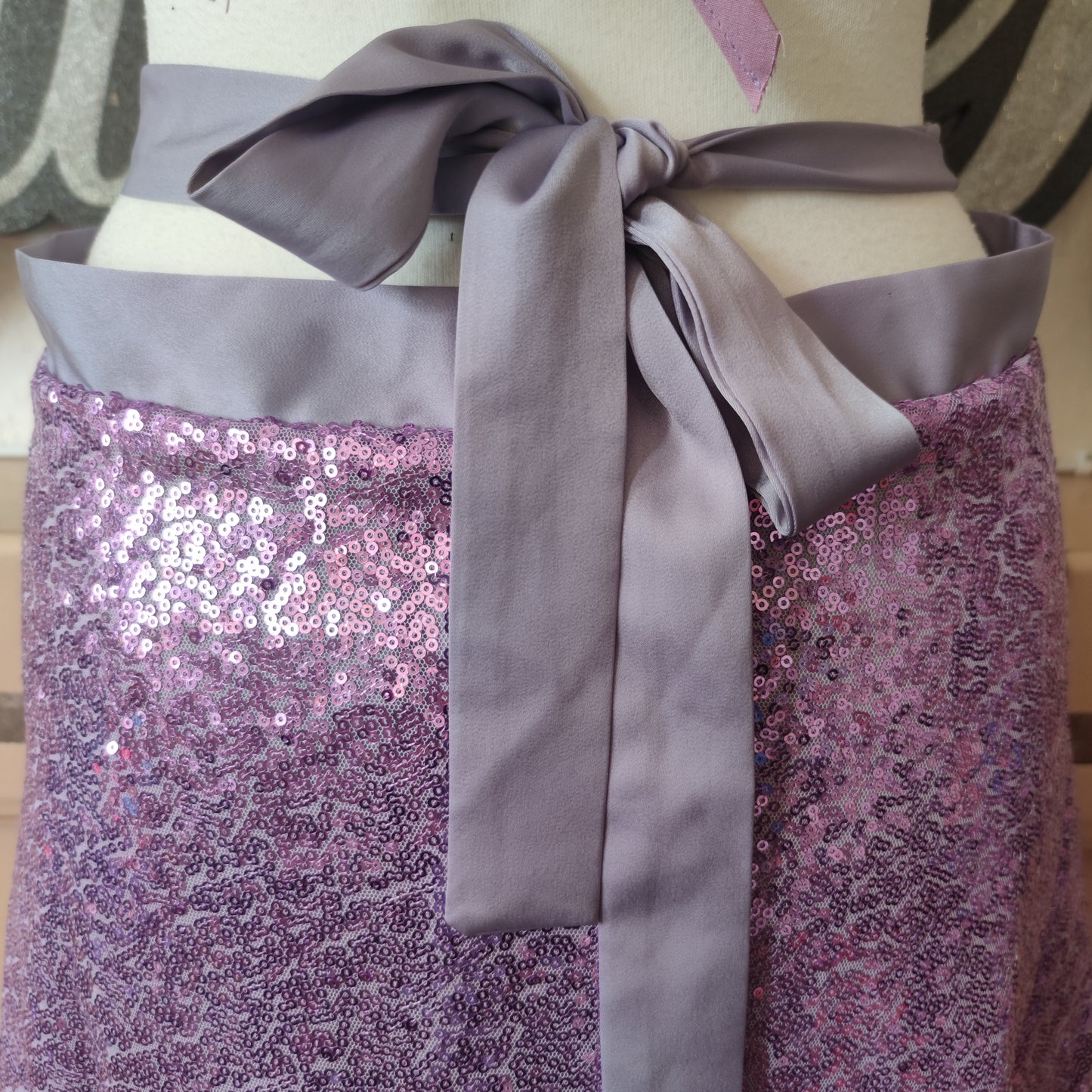 Lilac Sequin Set