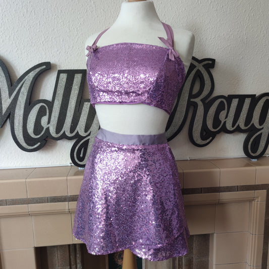 Lilac Sequin Set