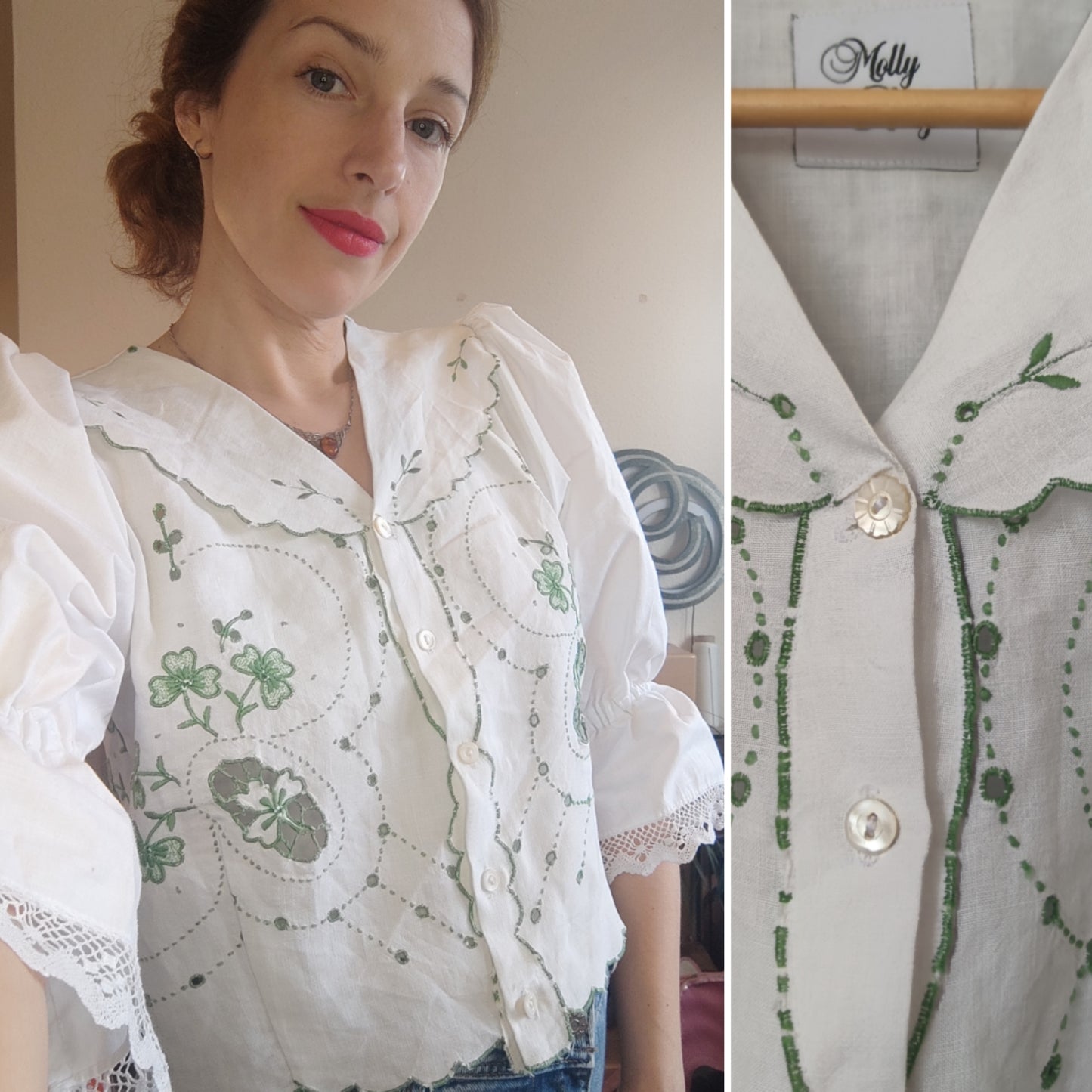 Bella Blouse Irish Linen