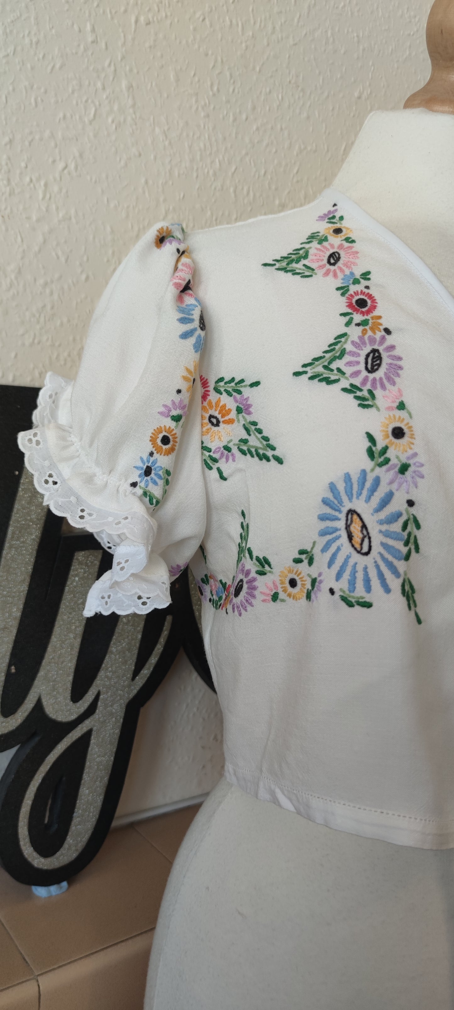 Rainbow Daisy Blouse