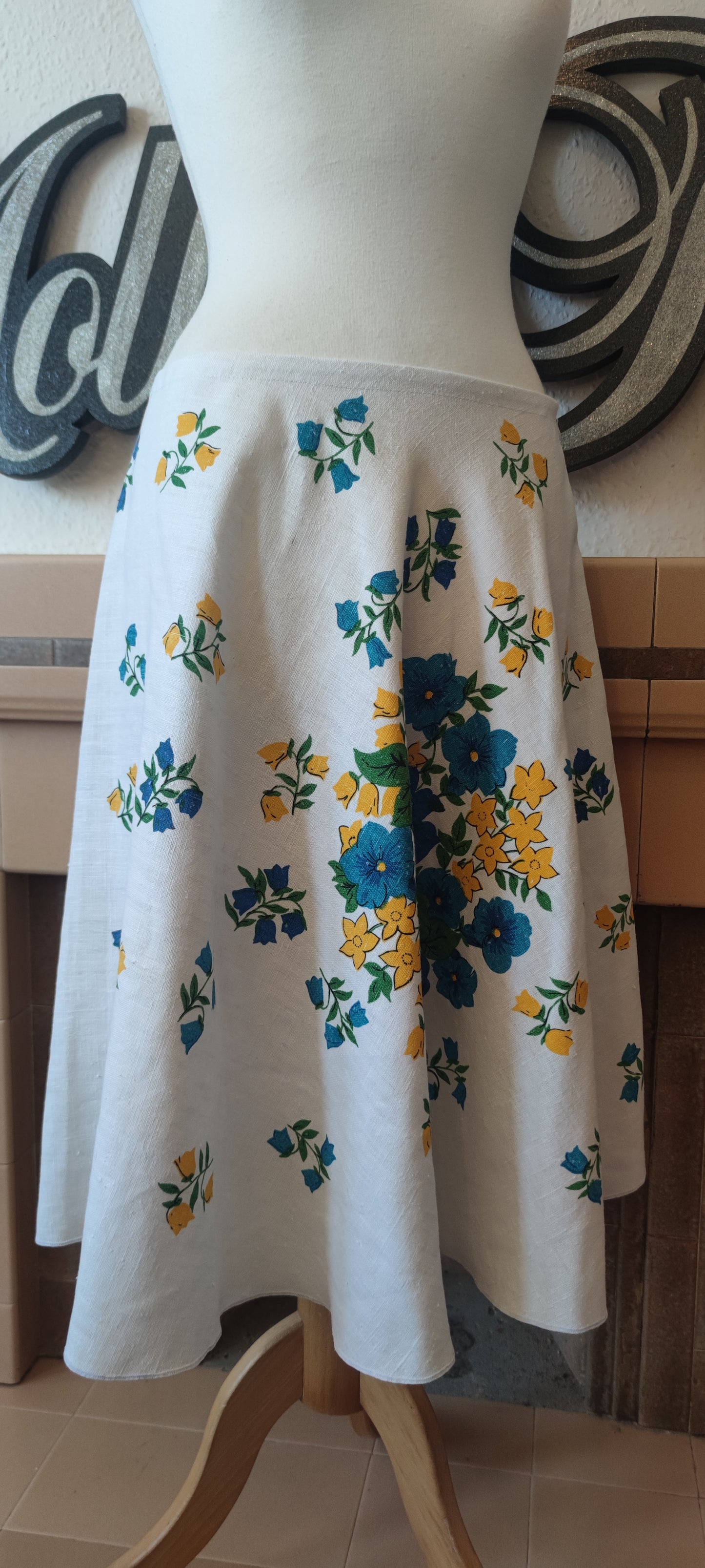 Turquoise Tulip Skirt 2