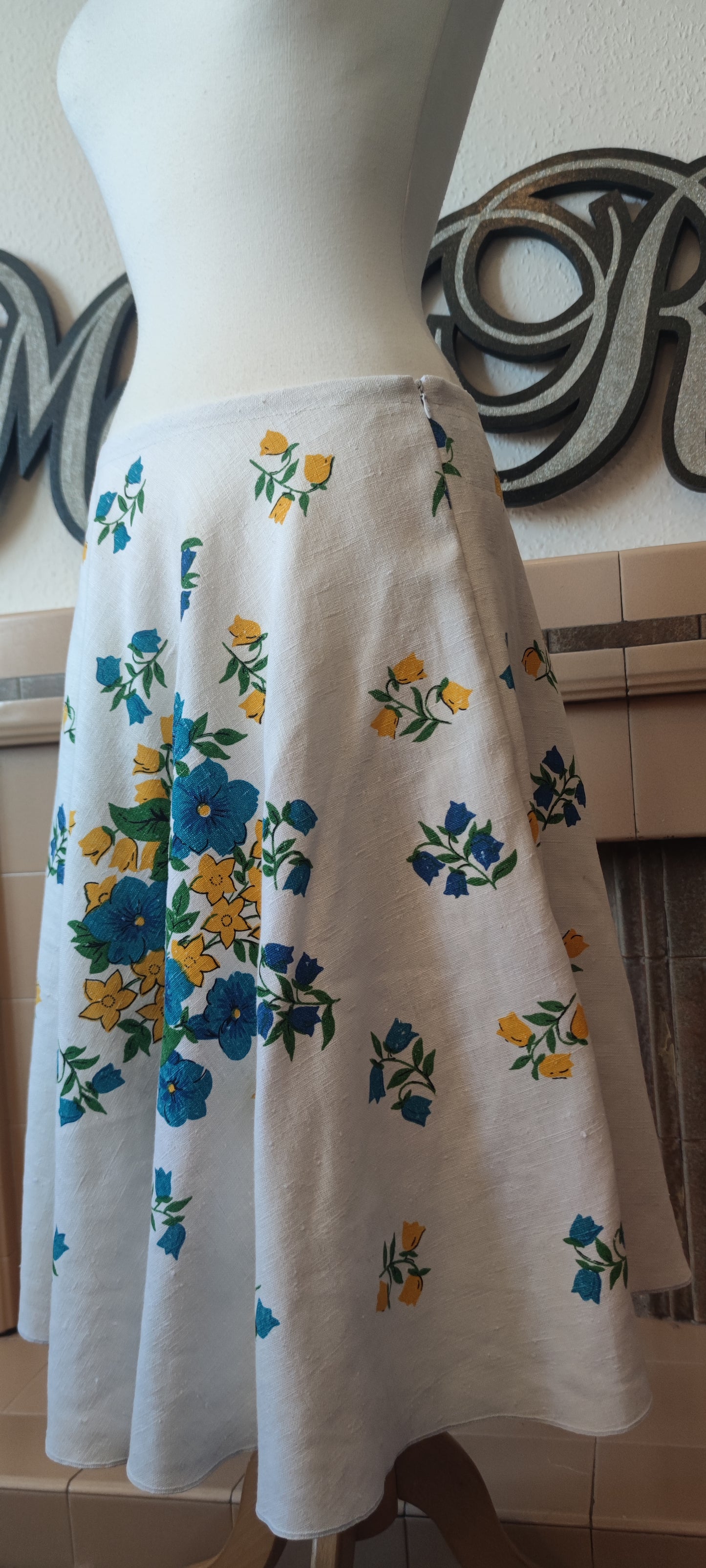 Turquoise Tulip Skirt 2