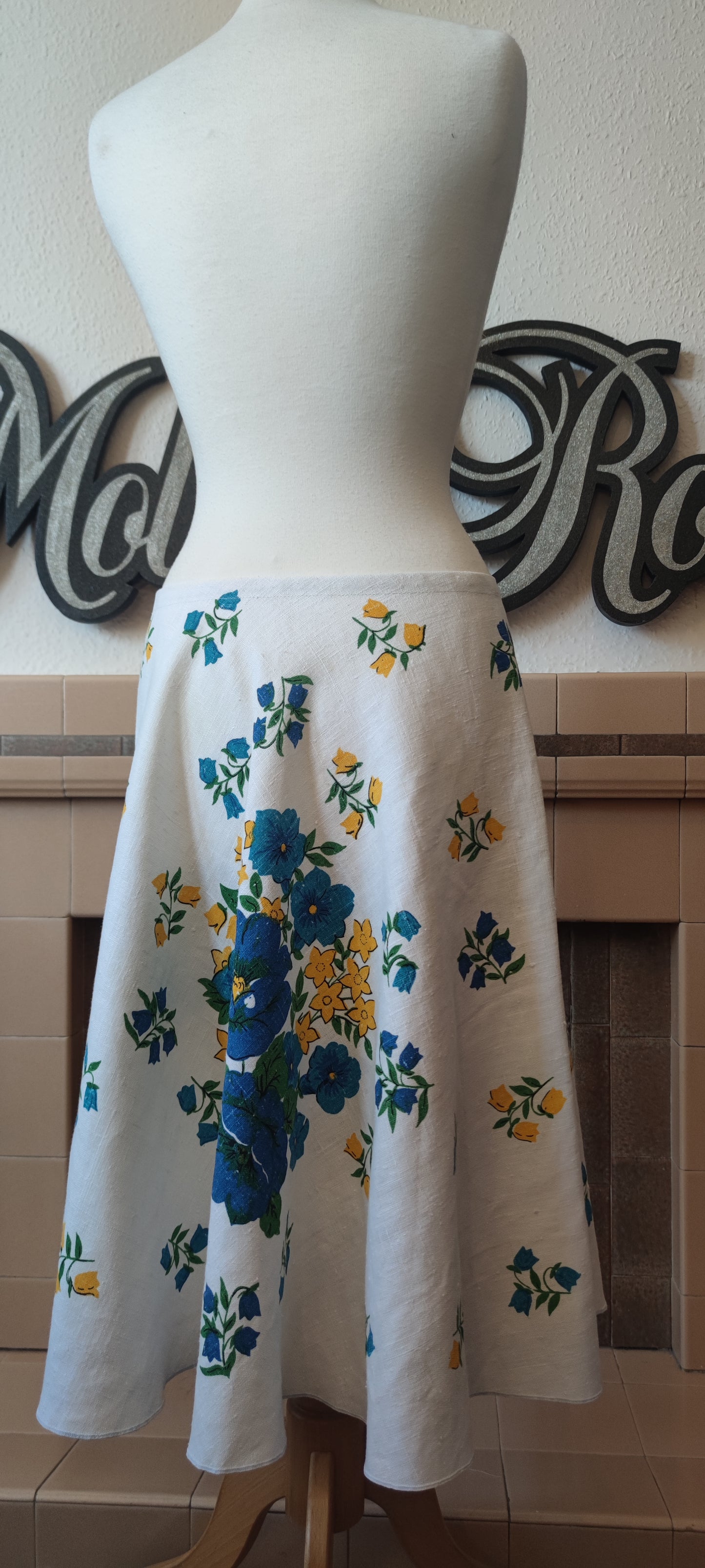 Turquoise Tulip Skirt 2