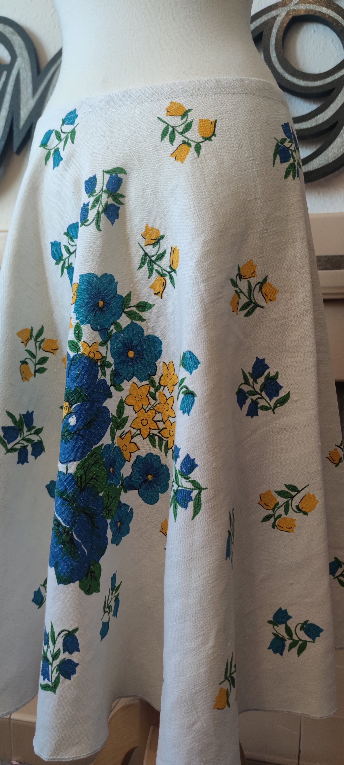 Turquoise Tulip Skirt 2