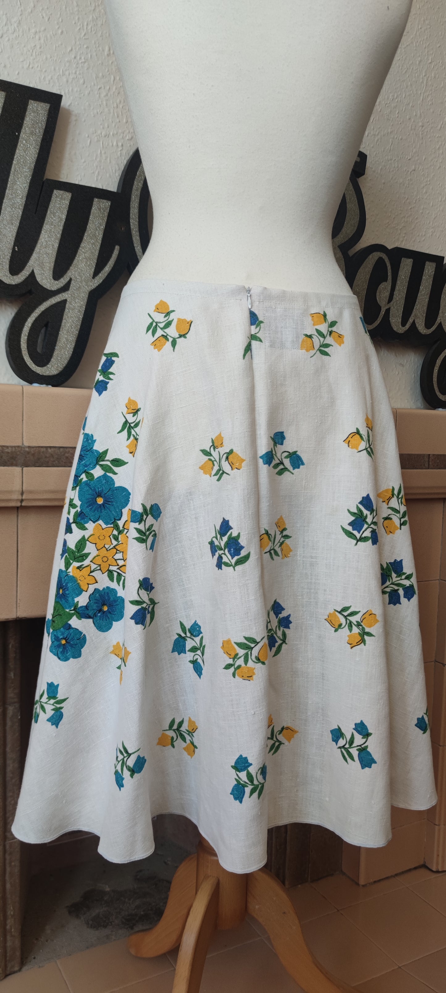 Turquoise Tulip Skirt 2