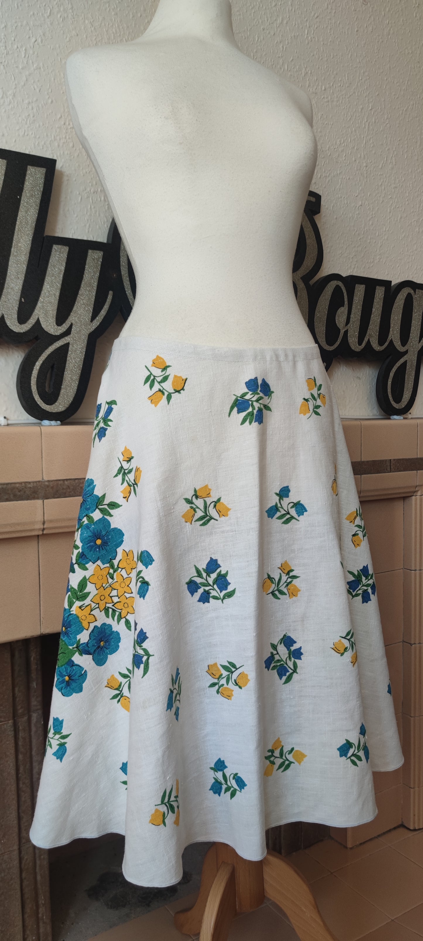 Turquoise Tulip Skirt 2