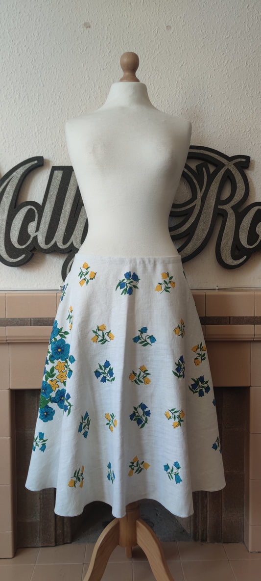 Turquoise Tulip Skirt 2