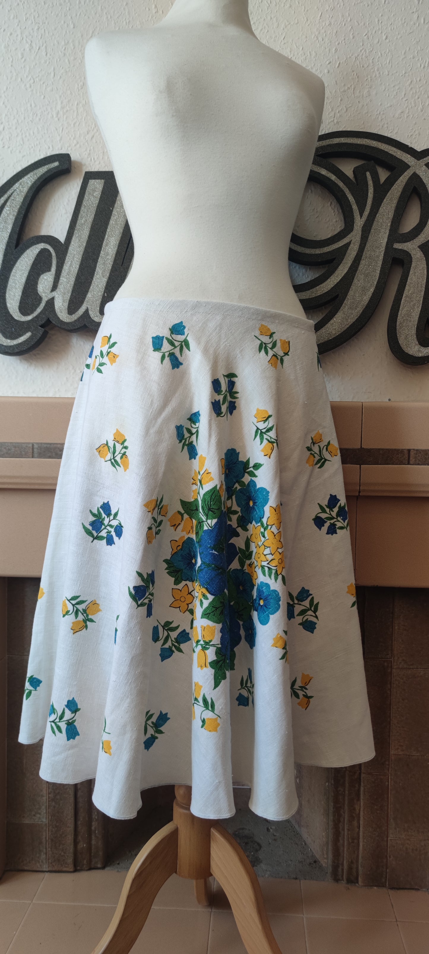 Turquoise Tulip Skirt 1