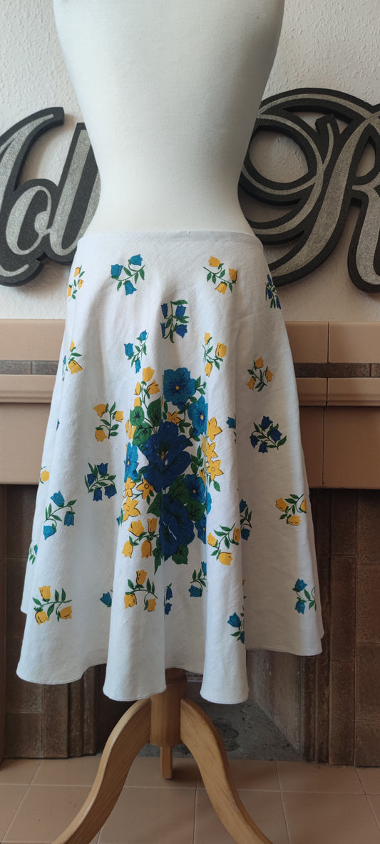 Turquoise Tulip Skirt 1