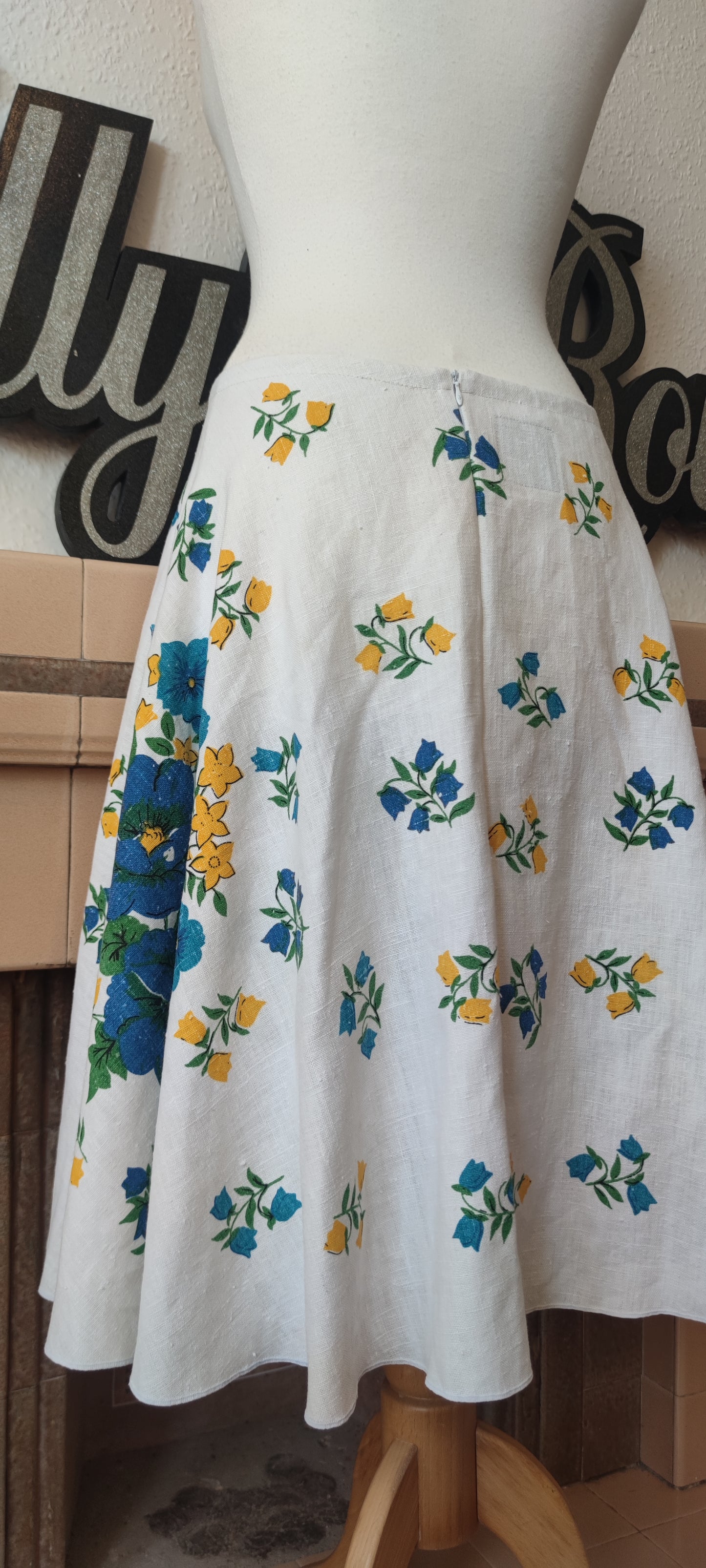 Turquoise Tulip Skirt 1