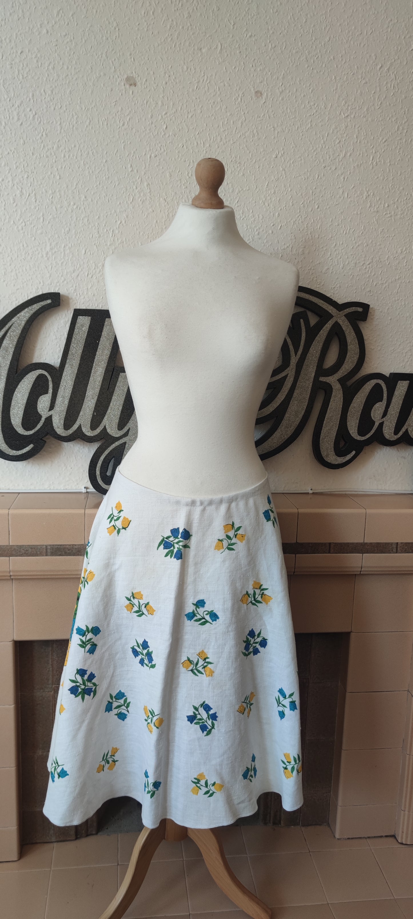 Turquoise Tulip Skirt 1