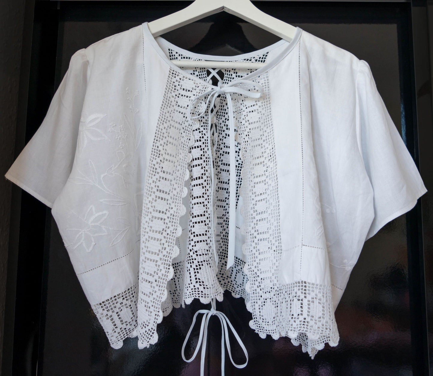 Corset Back Blouse