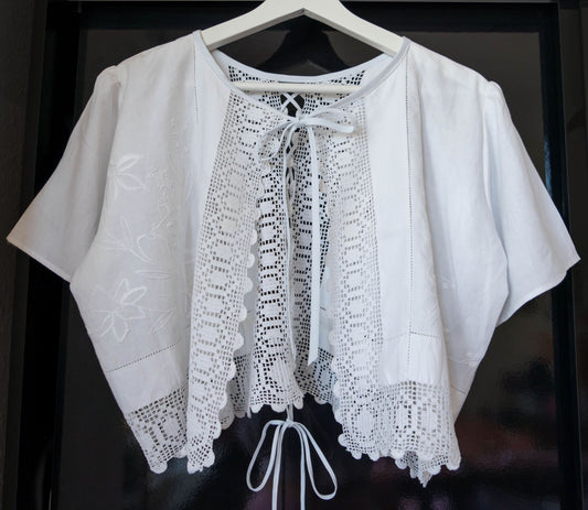 Corset Back Blouse