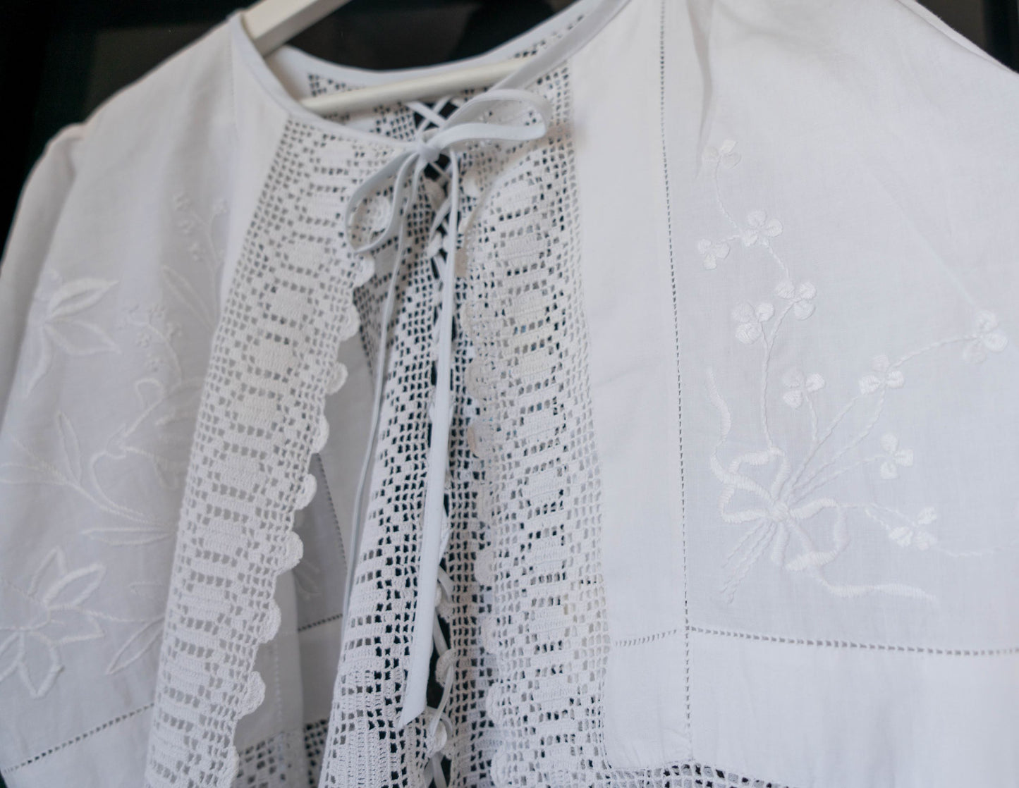 Corset Back Blouse